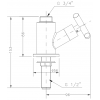 Cuerpo Grifo Vertical Para Columna Profesional GENEBRE