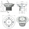 Bottom nozzle Drive / aspiration ASTRALPOOL