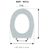 Tapa WC Infantil BABY ROCA (Tapa + Aro)