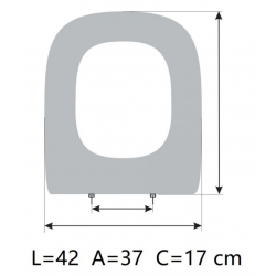 Toilet seat DURAVIT DARLING NEW