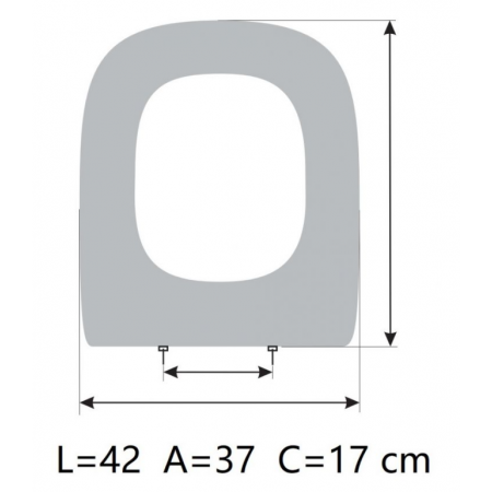 Toilet seat DURAVIT DARLING NEW