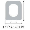 Tapa WC ROCA ELEMENT