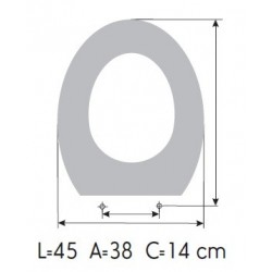 Tapa WC ROCA LORENTAL