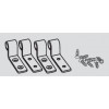 Juego Soportes Tapa-Aro Inox Standard