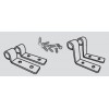 Juego Soportes Tapa-Aro Inox Horizontal