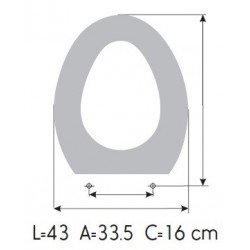 Tapa WC IDEAL STANDARD ASPIRAMBO