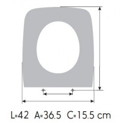 Tapa WC IDEAL STANDARD CANTICA