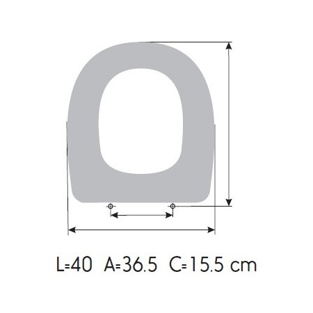 Tapa WC IDEAL STANDARD CONNECT SPACE