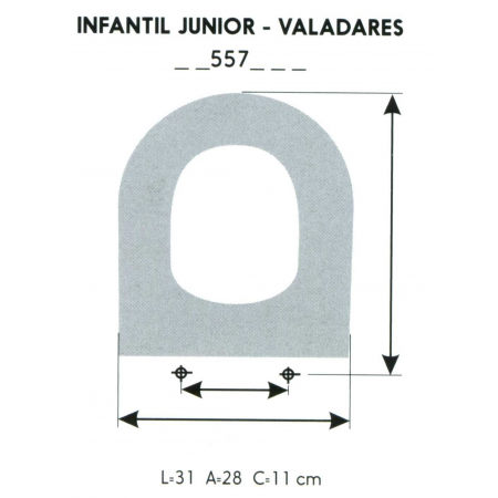 ASIENTO INFANTIL JUNIOR-VALADARES (SOLO ARO)