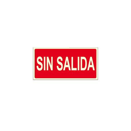 Cartel Sin Salida 30X21Cm